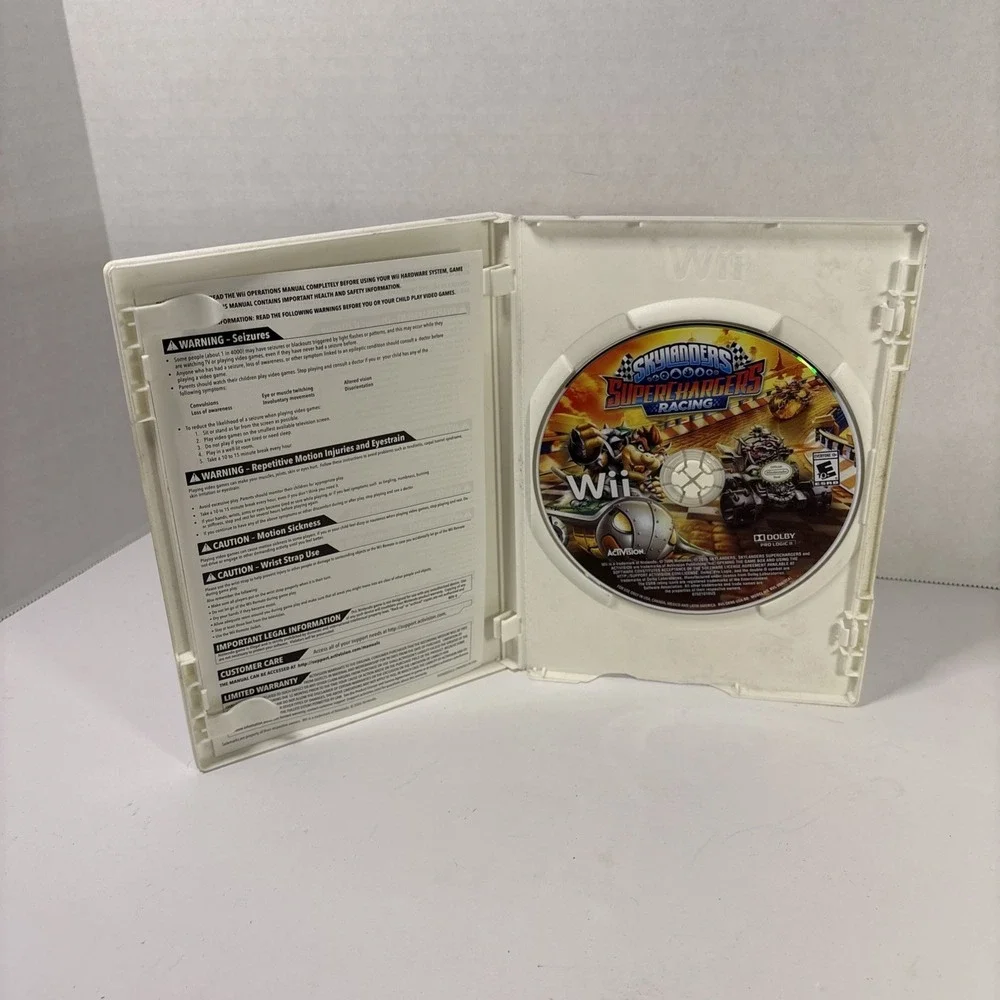 Skylanders SuperChargers Racing Nintendo Wii 2015 Complete Tested